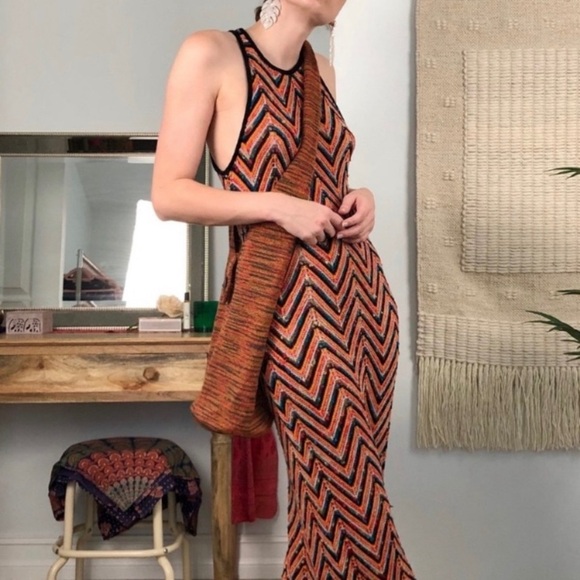 NEW Zara crochet knit chevron pattern long cardigan - Picture 11 of 11